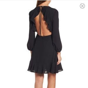 *NWT* Open Back Ruffle Party Dress
